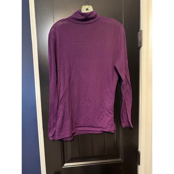 A New Day  Burgundy Long Sleeve Turtleneck Top – Size XXL - Picture 2 of 3